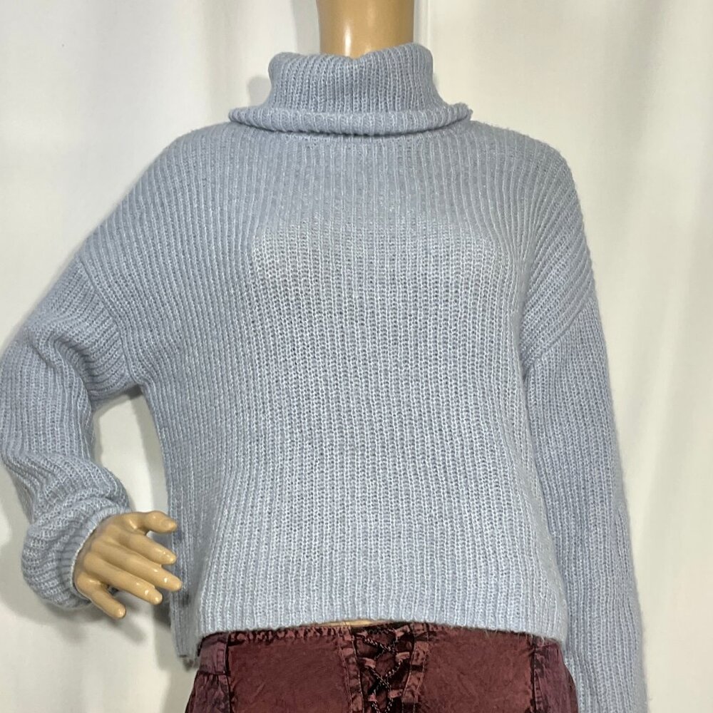 SO Sz Med 3/$14 Light Blue Turtleneck Sweater Womens
